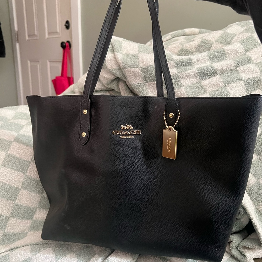 Black Coach Tote